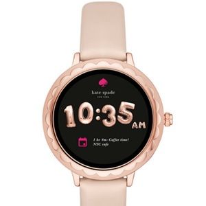 Kate Spade scallop smart watch rose gold